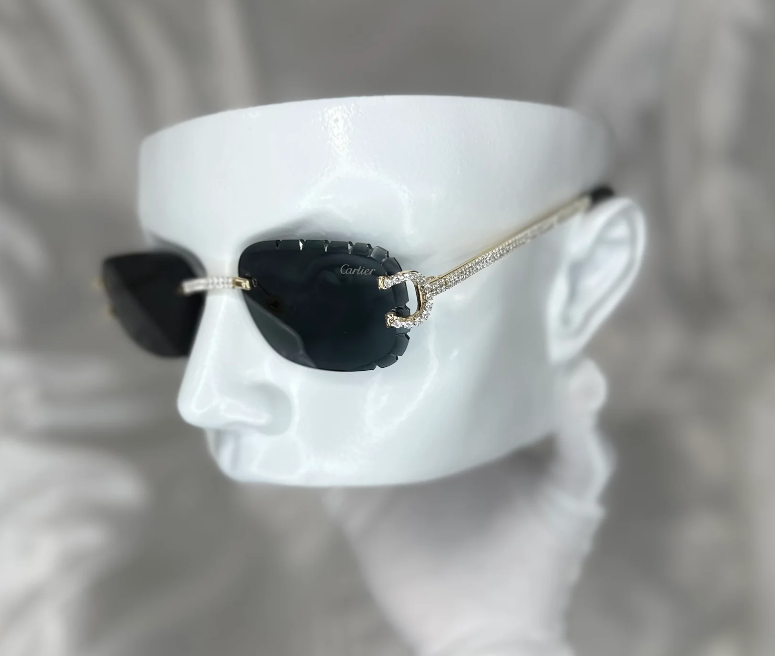 Gafas de sol diamantes y negro | CRTR ICE EDITION