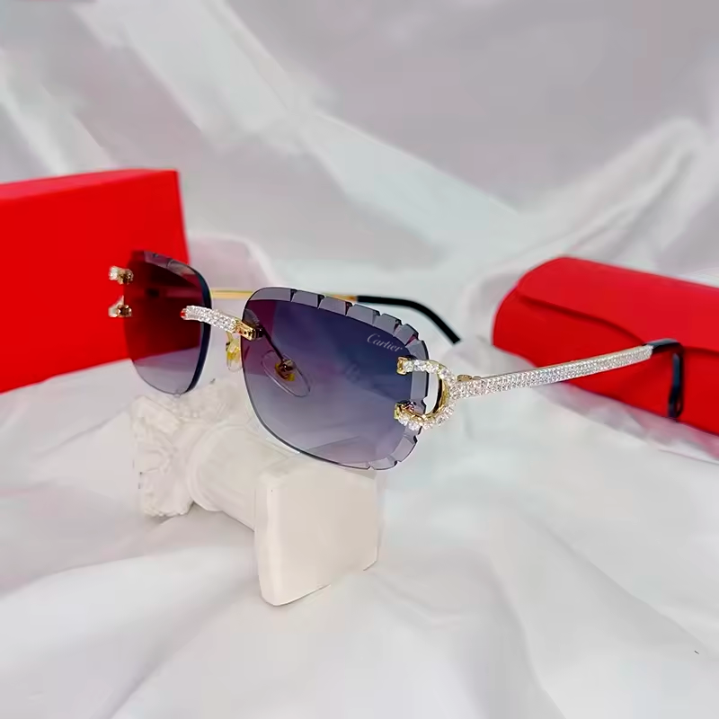 Gafas de sol diamantes y negro | CRTR ICE EDITION
