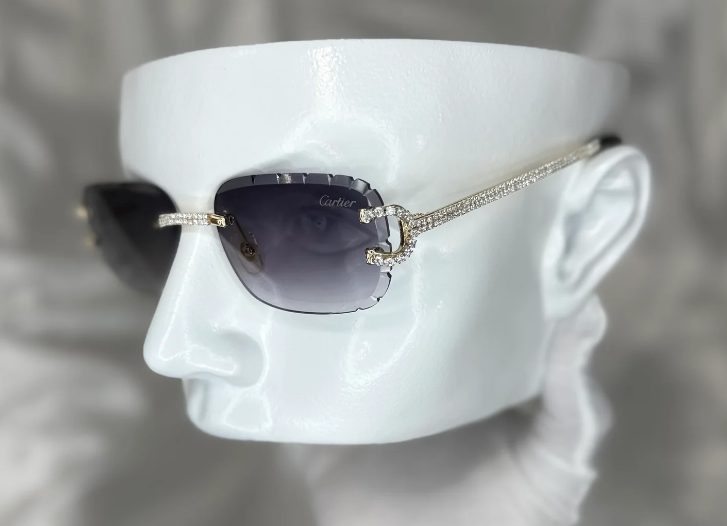Gafas de sol diamantes y negro | CRTR ICE EDITION - Imagen 3