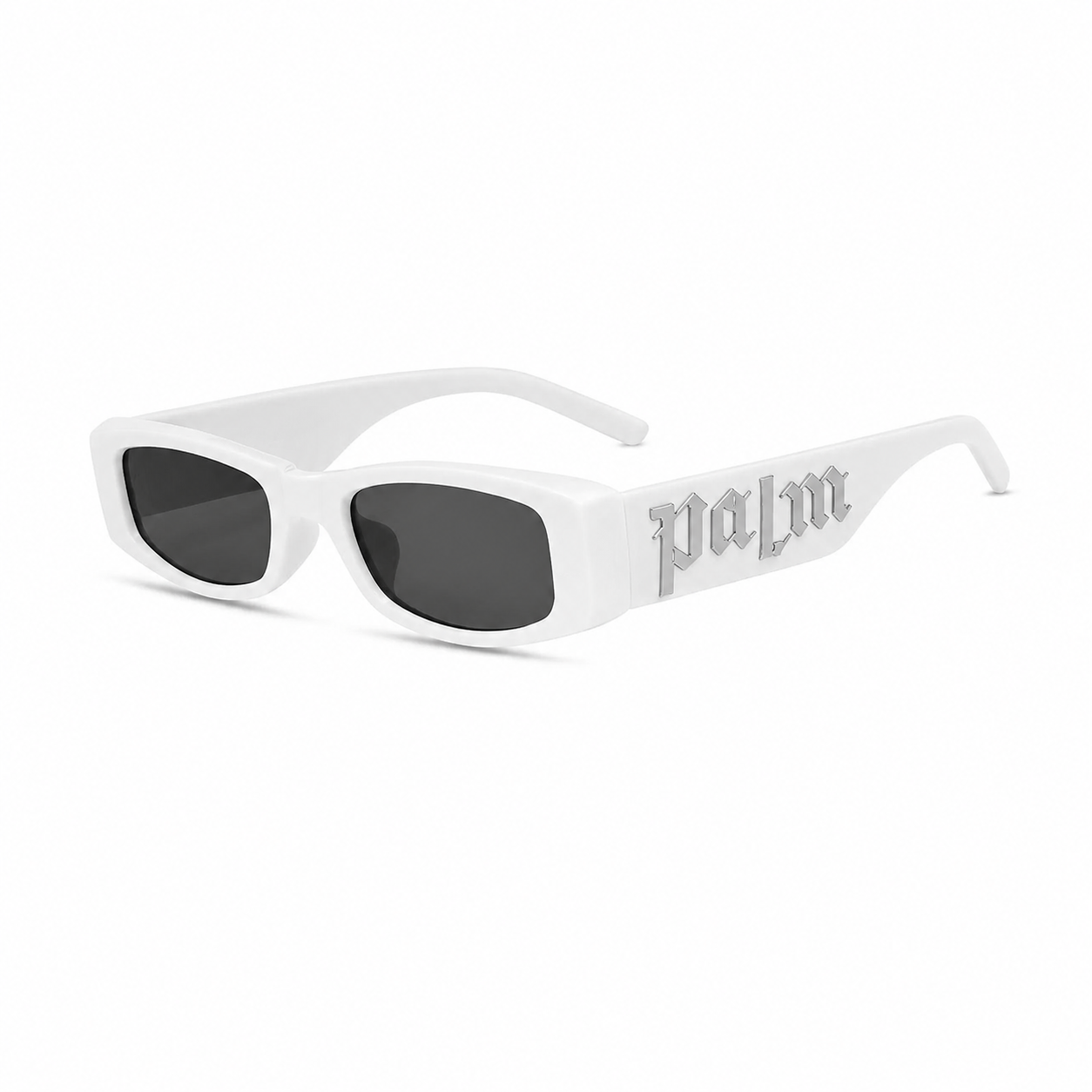 Gafas de sol blancas y plata | PLM ANGEL